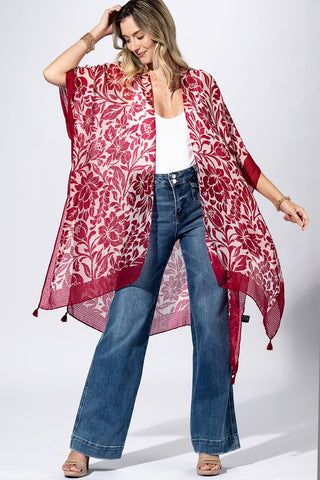 Urbanista - Punch Paisley Border Kimono