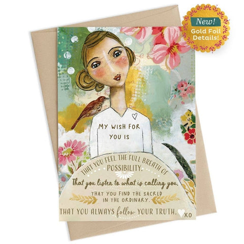 Kelly Rae Roberts - My Wish For You Thinking of You Card