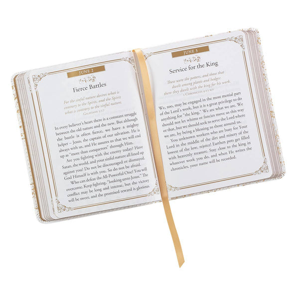 Christian Art Gifts - One-Minute Devotions Morning by Morning Faux Leather