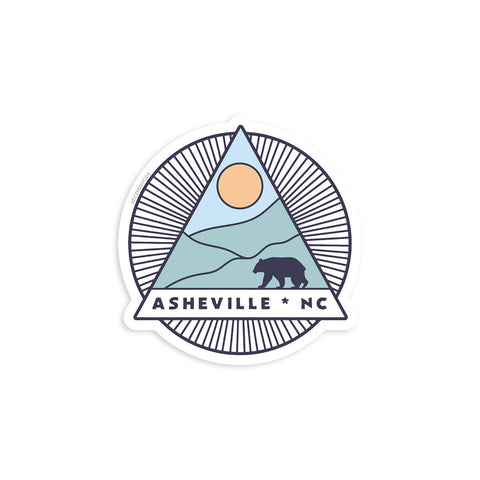 Seltzer Goods - AVL Triangle Bear Sticker
