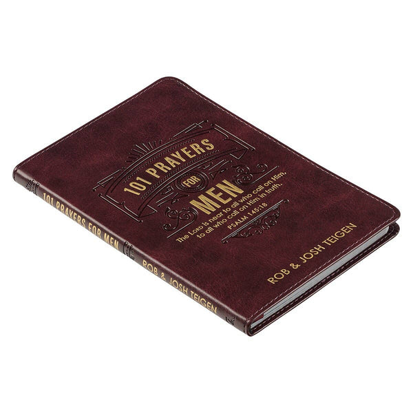 Christian Art Gifts - 101 Prayers for Men Faux Leather