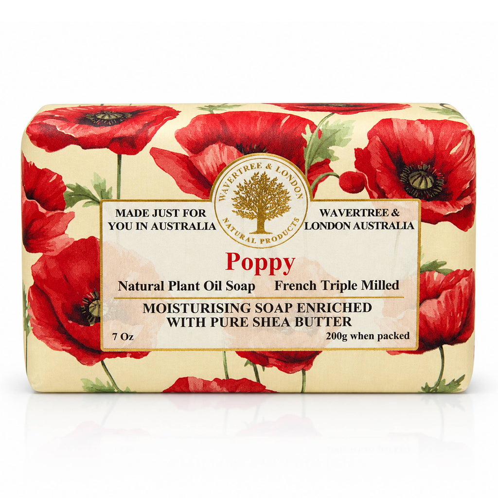Wavertree & London - Wavertree & London Poppy Luxury Soap Bars