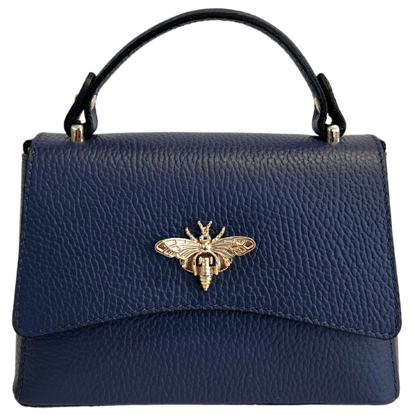 MODARNO - Women's shoulder bag in genuine leather with Ape closure