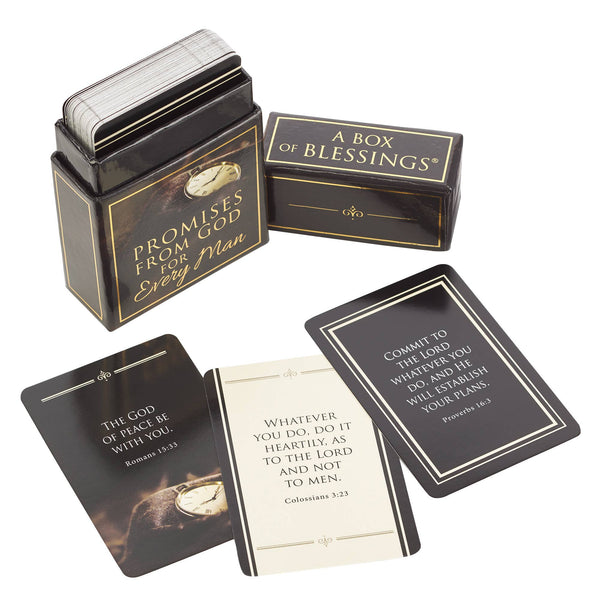 Christian Art Gifts - Box of Blessings Promises Righteous Man