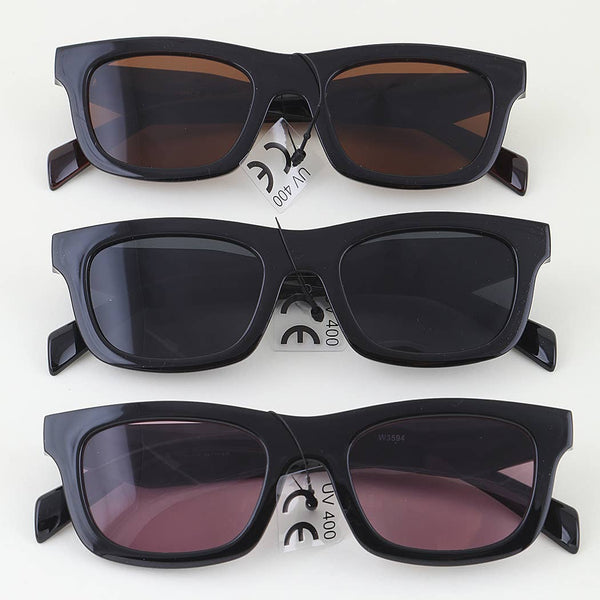 3AM BY H&D ACCESSORIES - Modern Diamond Cut Frame Sunglasses