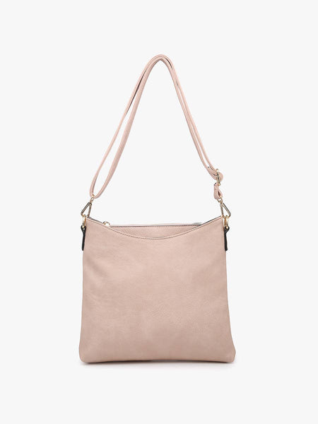 Jen & Co. - Emma 3 Compartment Crossbody w/ Snap Closure | M1765