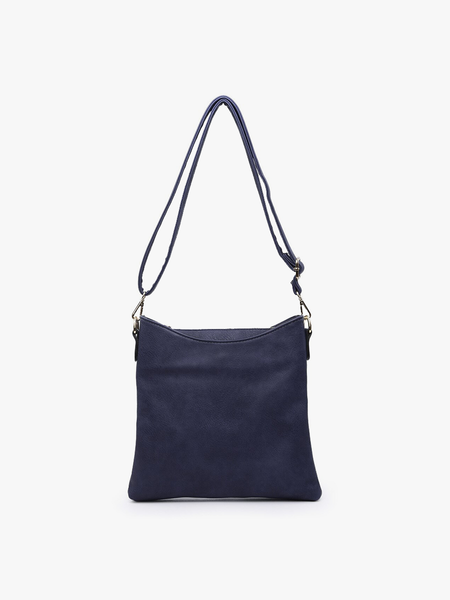 Jen & Co. - Emma 3 Compartment Crossbody w/ Snap Closure | M1765