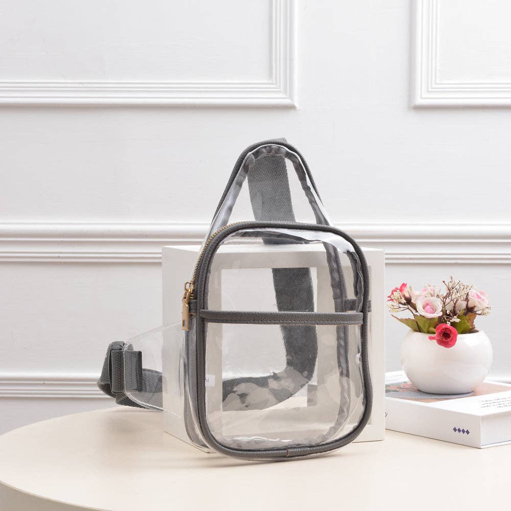 MiMi Wholesale - TG10420 Slim Size Clear Sling Bag