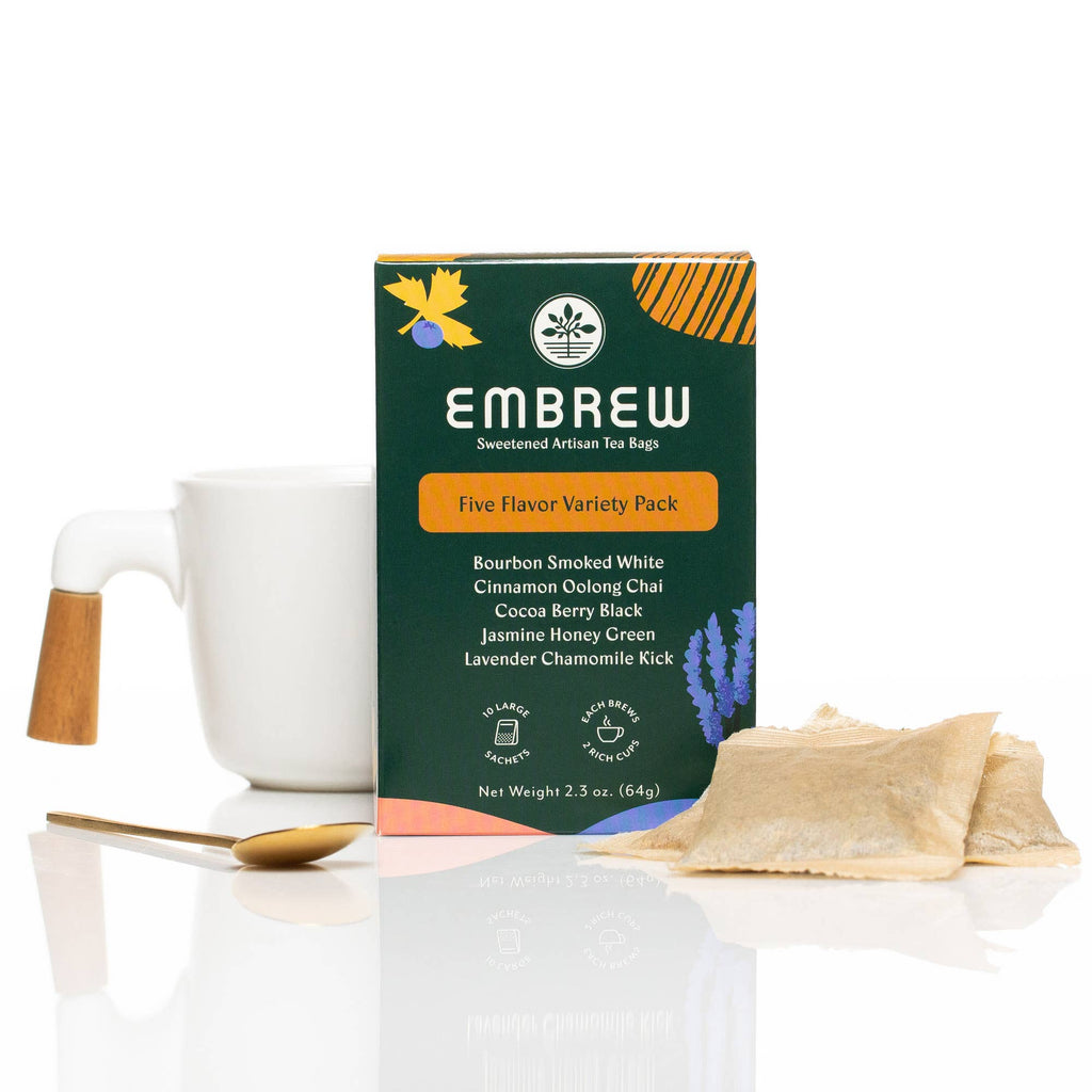 Embrew Tea - 5-Flavor Embrew Tea Variety Pack