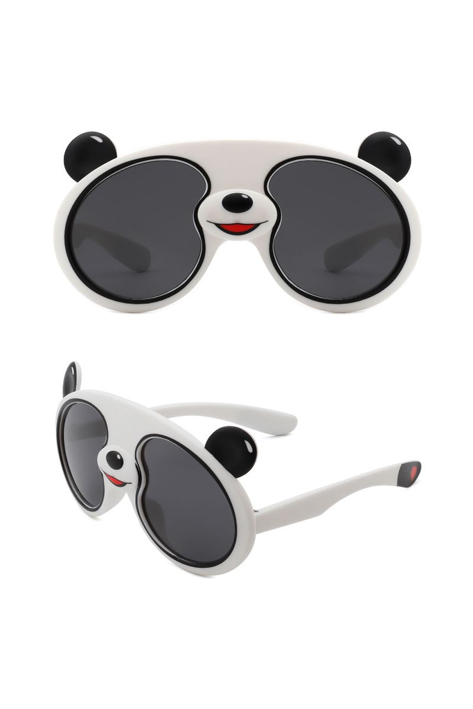 Cramilo Eyewear - Toddler Kids Panda Design Junior Children Fashion Sunglasses