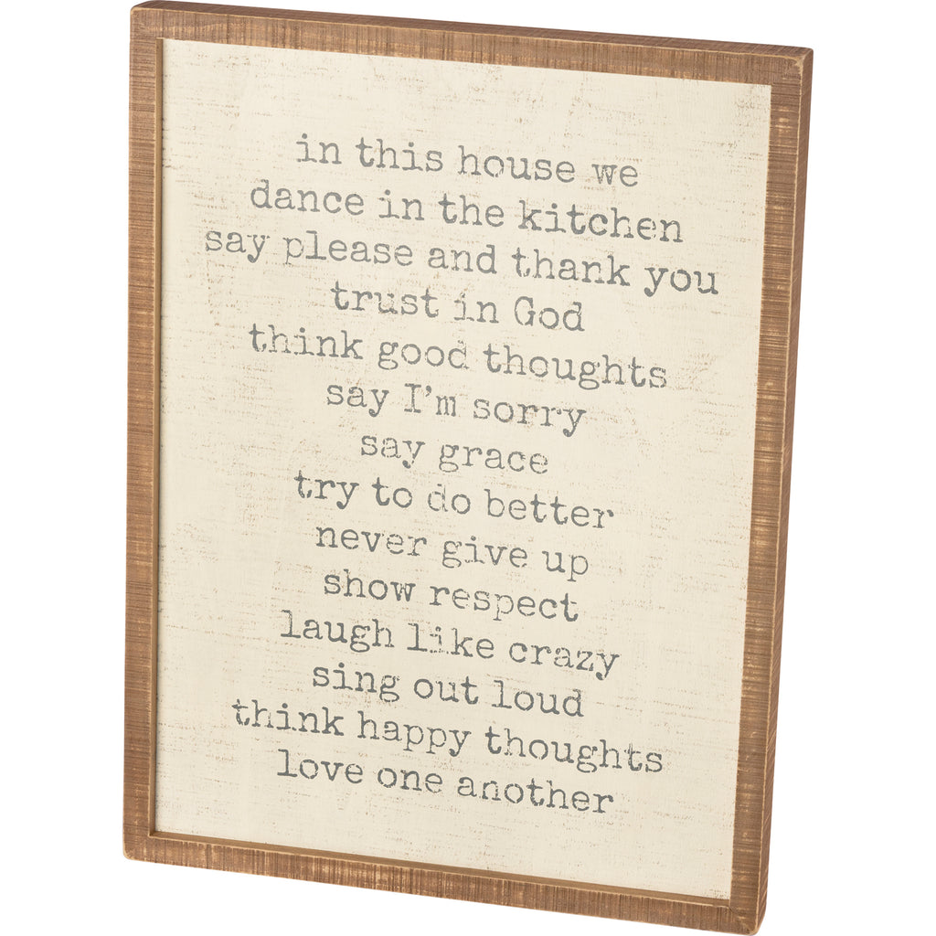In This House We Trust In God Wall Art