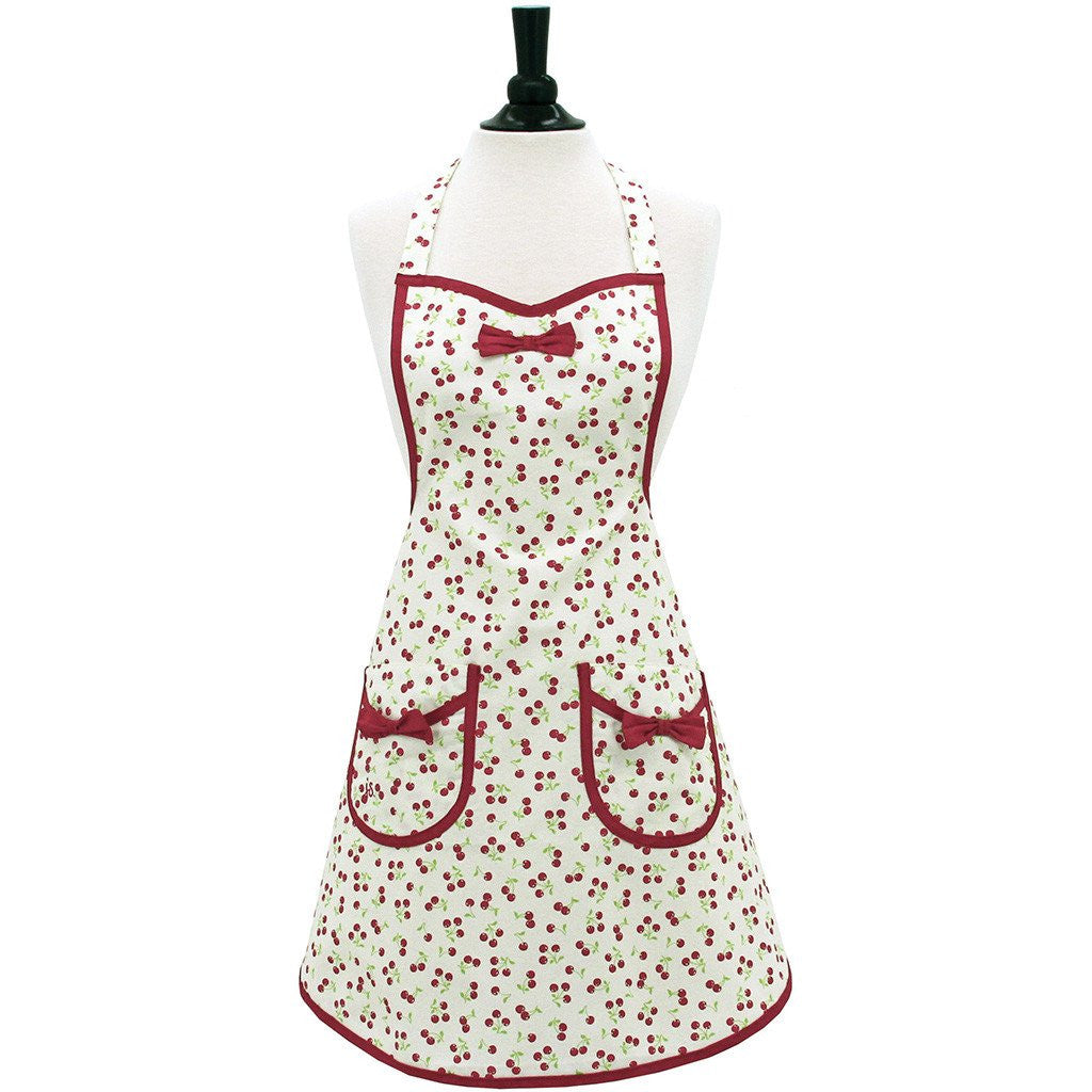 Retro Cherries Apron ~ Adult