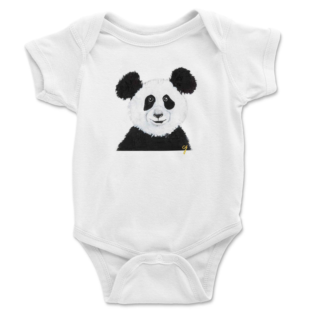claire jordan designs - panda animal baby clothing onesie (unisex)