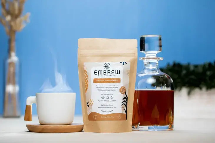Embrew Tea - Bourbon Smoked White Sweetened Tea Bags