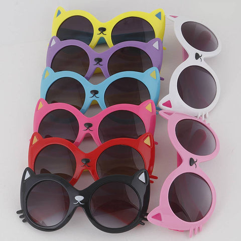 3AM BY H&D ACCESSORIES - Cat Round Kids Sunglasses: Multicolor