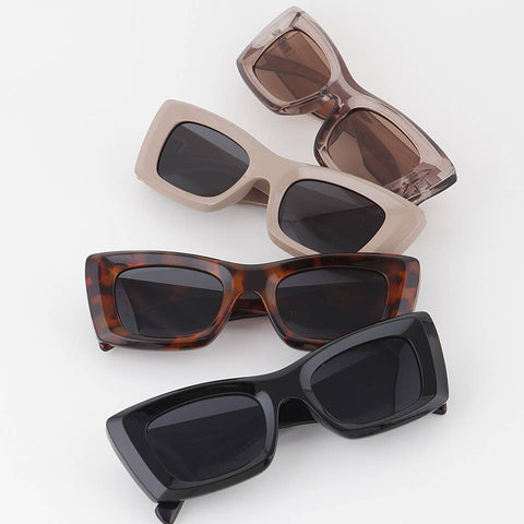 3AM BY H&D ACCESSORIES - Double Indent Cateye Sunglasses: MIX