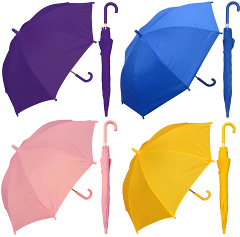 Chaby International - Children Umbrellas - Assorted Colors 32" Arc w/Hook Handle