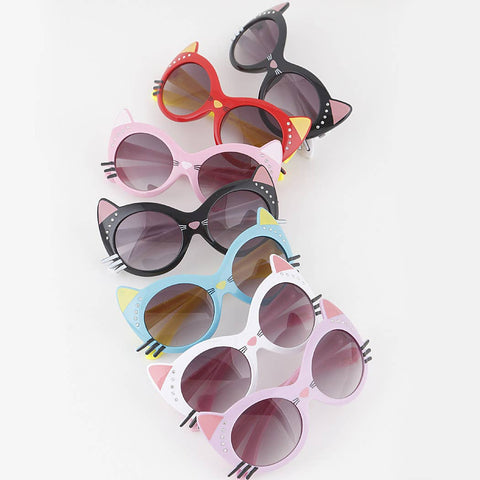 3AM BY H&D ACCESSORIES - KIDS Cat Round Sunglasses: Multicolor